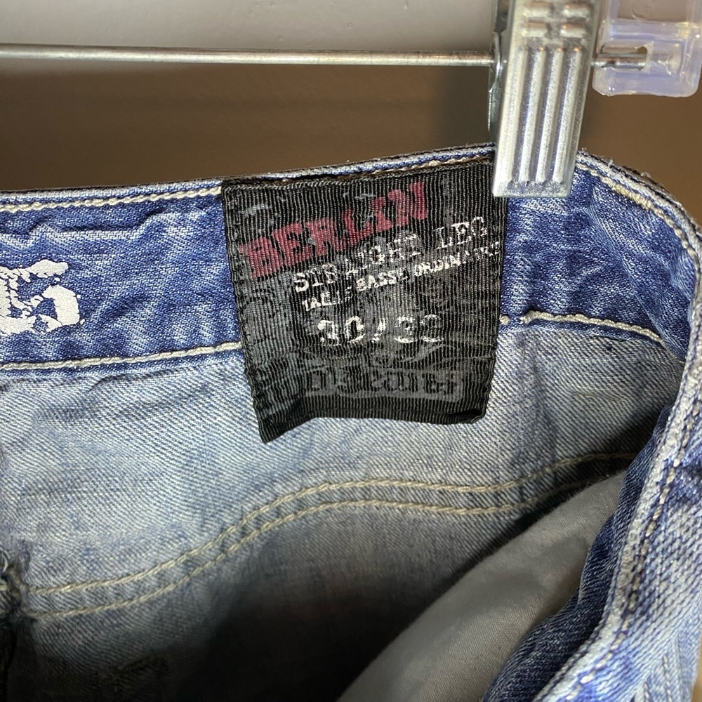 Vintage Bongo Jeans distressed straight leg jeans - Picture 6 of 16